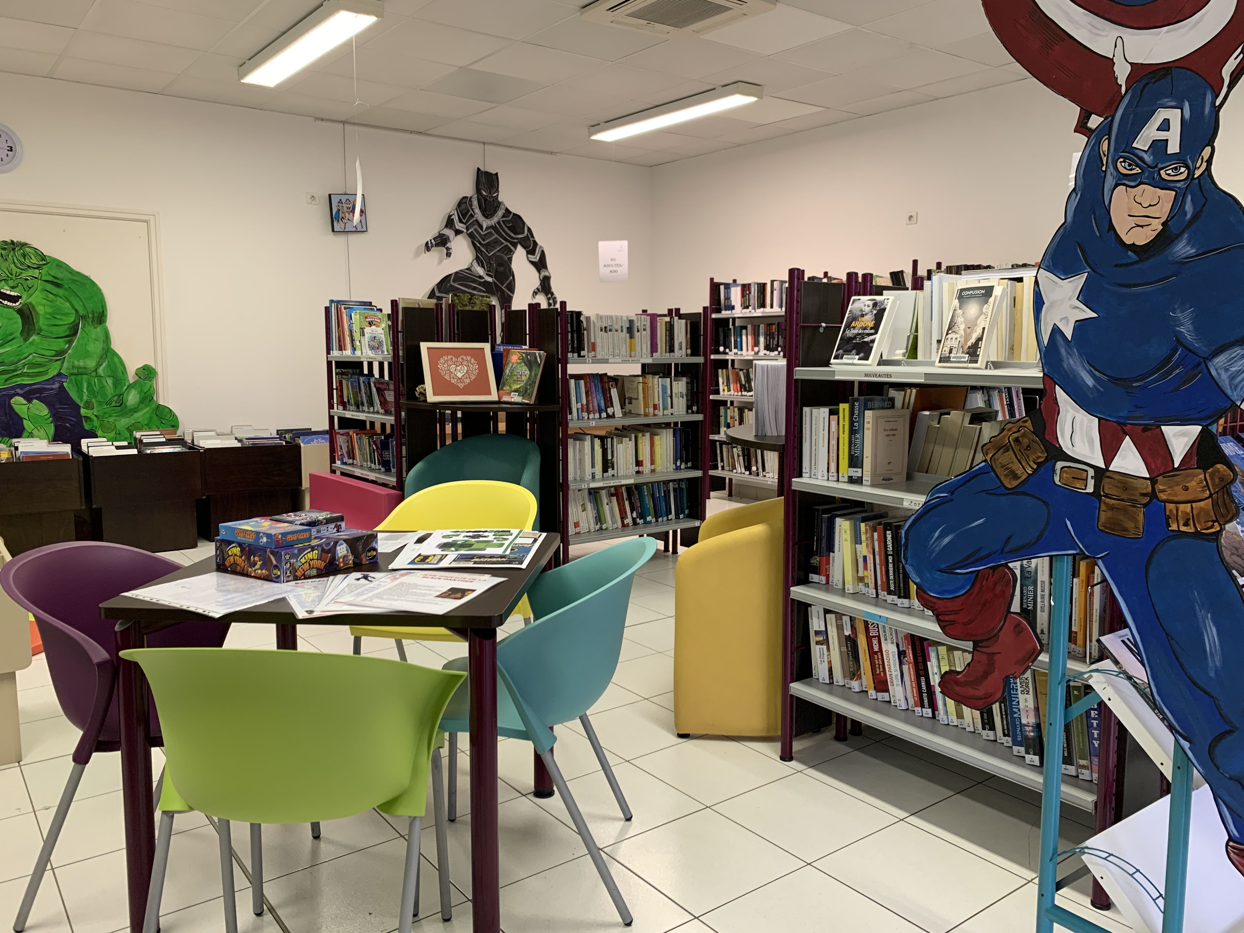 Photo représentant la bibliothèque de Chaillé-sous-les-Ormeaux