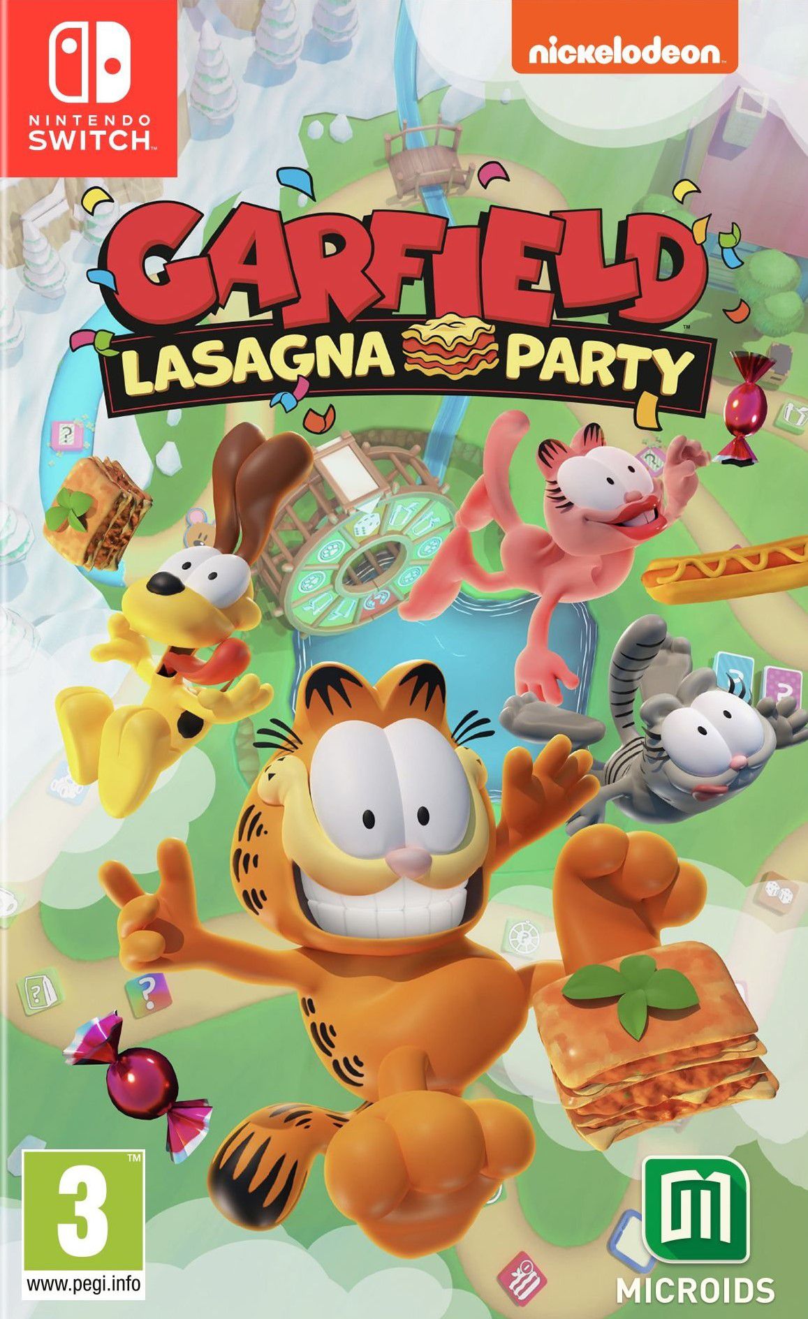 garfield lasagna party