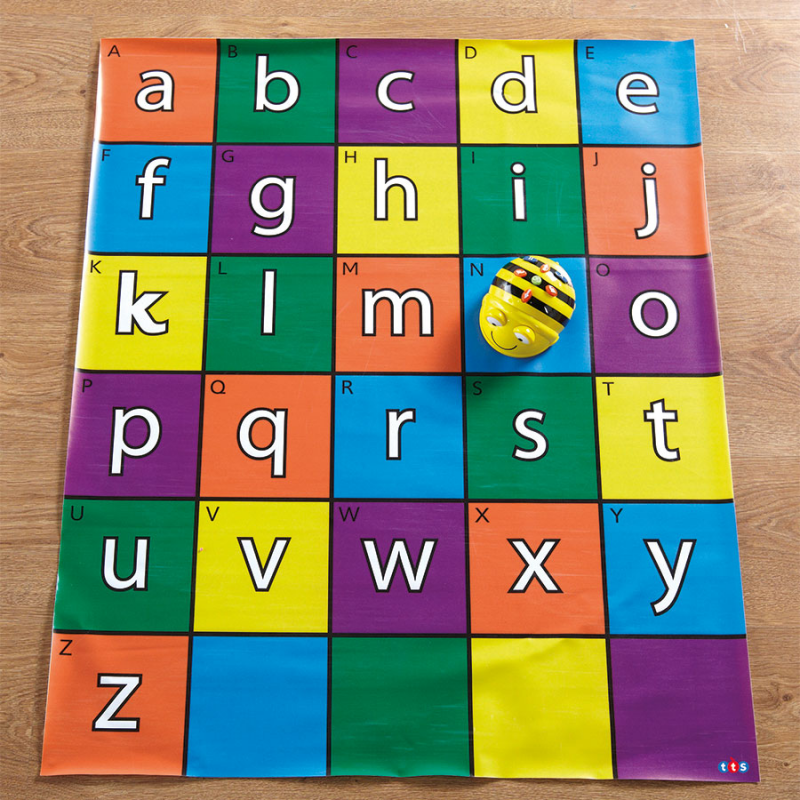 tapis de sol alphabet pour robot bee bot de tts ref it00853