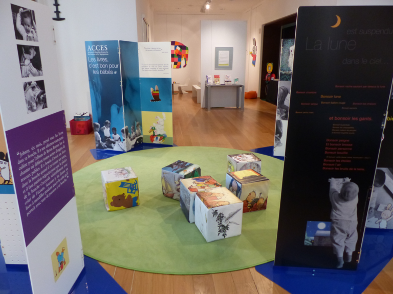 Visuel représentant l'exposition Les livres c'est bon pour les bébés