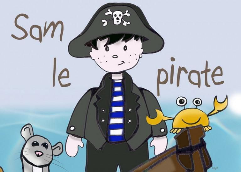 Image représentant la couverture du livre Sam le pirate